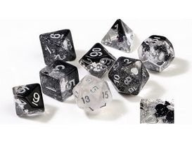 Dice Sirius Dice - 7 Die Set - Translucent Spades - Cardboard Memories Inc.
