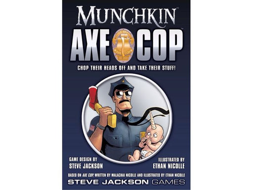 Card Games Steve Jackson Games - Munchkin - Axe Cop - Cardboard Memories Inc.