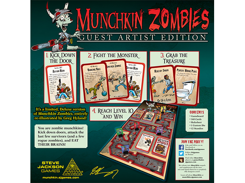 Card Games Steve Jackson Games - Munchkin Zombies - Guest Artist Edition - Cardboard Memories Inc.