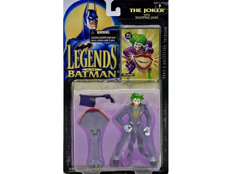 Action Figures and Toys DC Comics - Legends of Batman - The Joker with Snapping Jaw - Cardboard Memories Inc.