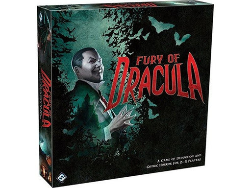 Board Games Fantasy Flight Games - 4th Edition Fury of Dracula Board Game - Cardboard Memories Inc.
