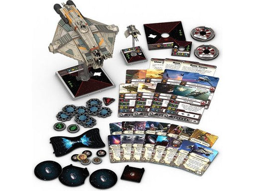 Collectible Miniature Games Fantasy Flight Games - Star Wars X-Wing Expansion Pack - Ghost - Cardboard Memories Inc.