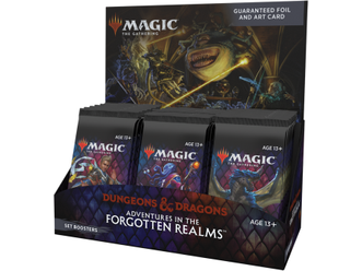 Trading Card Games Magic the Gathering - Dungeons and Dragons - Adventures in the Forgotten Realms - Set Booster Box - Cardboard Memories Inc.
