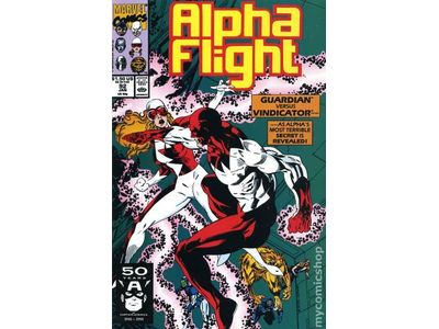 Comic Books Marvel Comics - Alpha Flight (1982 1st Series) 092 - 7596 - Cardboard Memories Inc.
