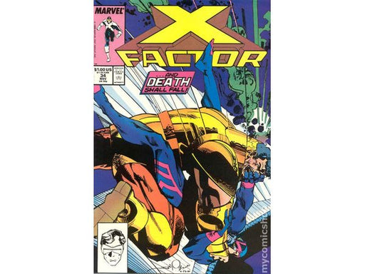 Comic Books Marvel Comics - X-Factor (1986 1st Series) 034 (Cond. FN/VF DAMAGED) - 12159 - Cardboard Memories Inc.