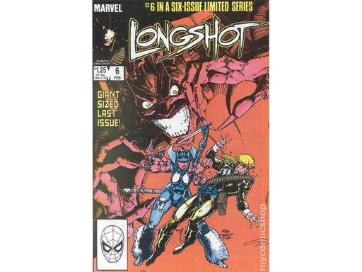 Comic Books Marvel Comics - Longshot (1985 Limited Series) 006 (Cond. FN) - 16000 - Cardboard Memories Inc.