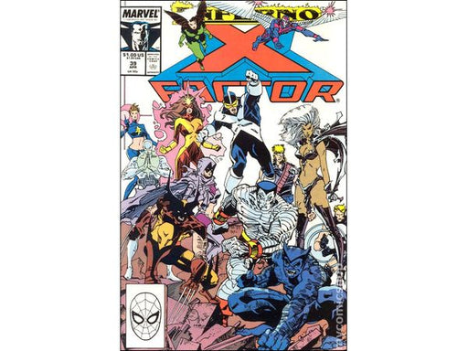Comic Books Marvel Comics - X-Factor (1986 1st Series) 039 (Cond. FN/VF DAMAGED) - 12155 - Cardboard Memories Inc.