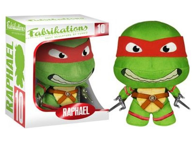 Plush Funko - Fabrikations - Teenage Mutant Ninja Turtles - Raphael - Cardboard Memories Inc.