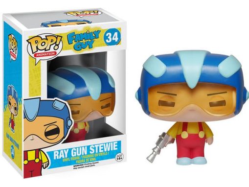 Action Figures and Toys POP! - Television - Family Guy - Ray Gun Stewie - Cardboard Memories Inc.