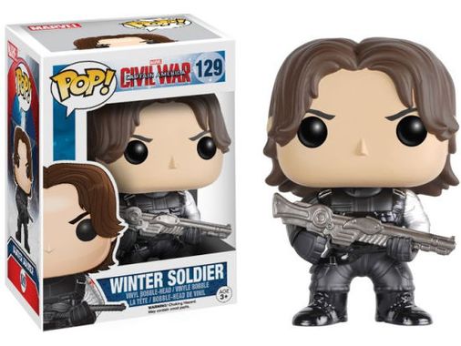 Action Figures and Toys POP! - Movies - Captain America Civil War - Winter Soldier - Cardboard Memories Inc.