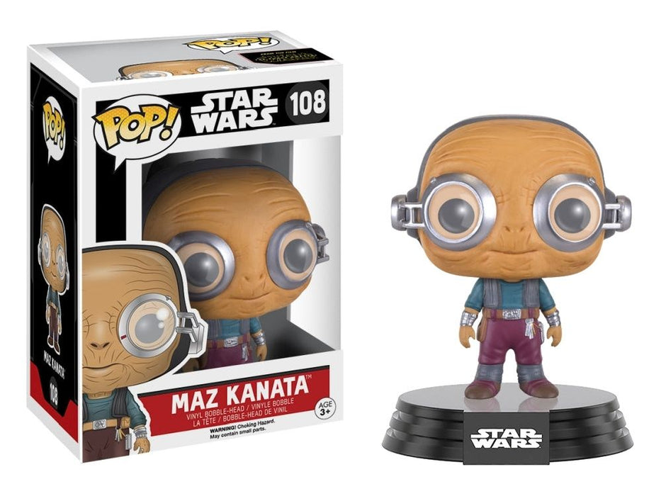 Action Figures ~and Toys POP! - Movies - Star Wars Force Awakens - Maz Kanata - Cardboard Memories Inc.