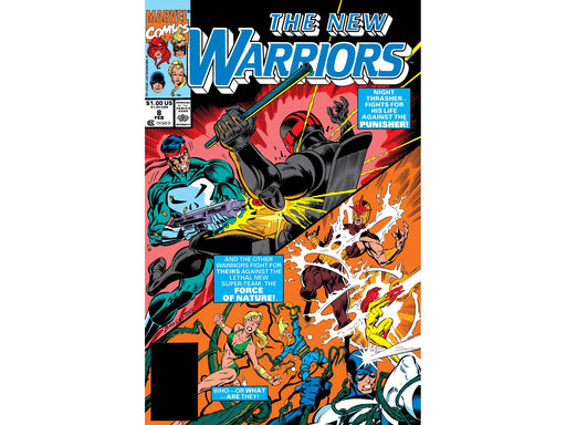 Comic Books Marvel Comics - New Warriors (1990 1st Series) 008 (Cond. FN/VF) - 13428 - Cardboard Memories Inc.