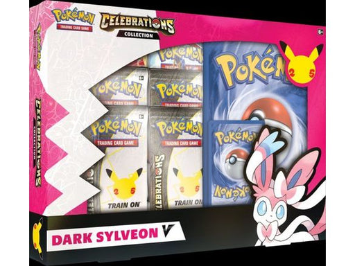 Trading Card Games Pokemon - 2021 - Celebrations - Dark Sylveon V - Trading Card Collection Box - Cardboard Memories Inc.