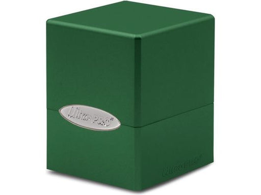 Supplies Ultra Pro - Satin Cube Deck Box - Green - Cardboard Memories Inc.