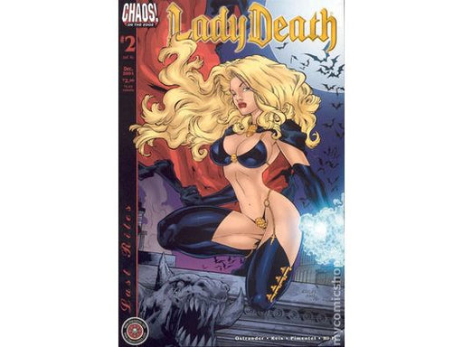 Comic Books Chaos! Comics - Lady Death Last Rites (2001) 002 (Cond. FN/VF) - 13041 - Cardboard Memories Inc.