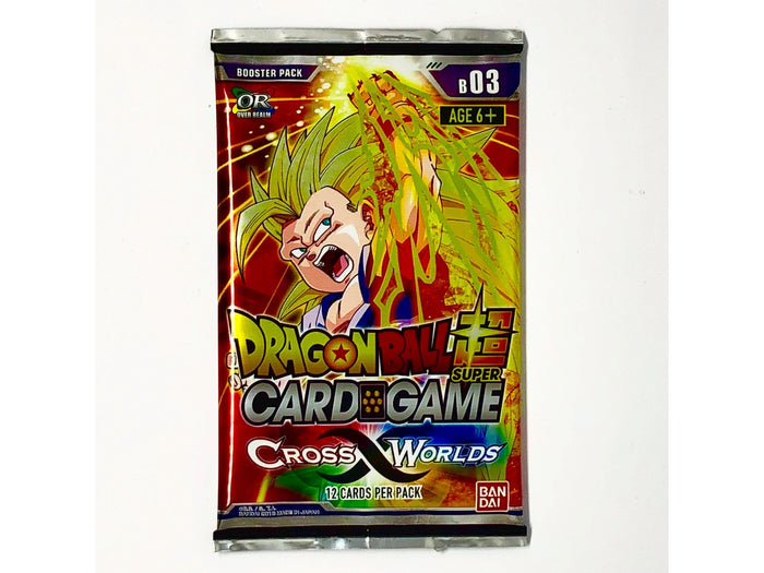 Trading Card Games Bandai - Dragon Ball Super - Cross Worlds Set 03 - Booster Pack - Cardboard Memories Inc.