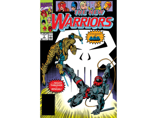 Comic Books Marvel Comics - New Warriors (1990 1st Series) 007 (Cond. FN/VF) - 13292 - Cardboard Memories Inc.