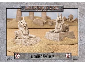 Paints and Paint Accessories Gale Force Nine - Battlefield in A Box - Forgotten City - Riddling Sphinxes - Cardboard Memories Inc.