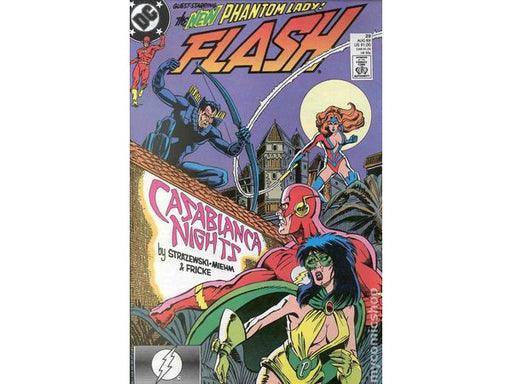 Comic Books DC Comics - Flash (1987 2nd Series) 029 (Cond. FN/VF) - 15445 - Cardboard Memories Inc.