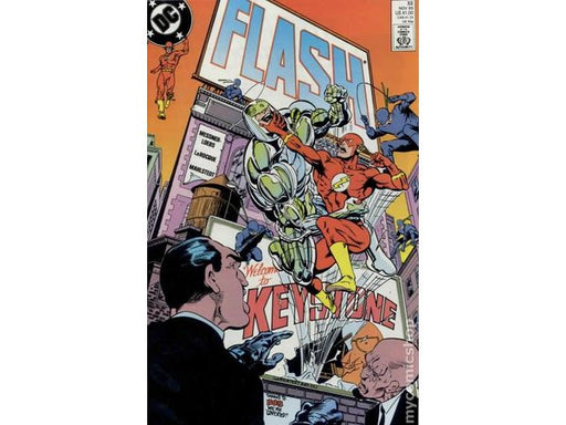 Comic Books DC Comics - Flash (1987 2nd Series) 032 (Cond. FN/VF) - 15447 - Cardboard Memories Inc.