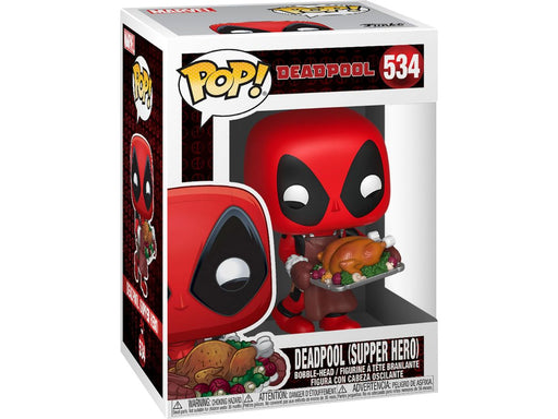 Action Figures and Toys POP! - Marvel - Holiday Deadpool (Supper Hero) - Cardboard Memories Inc.