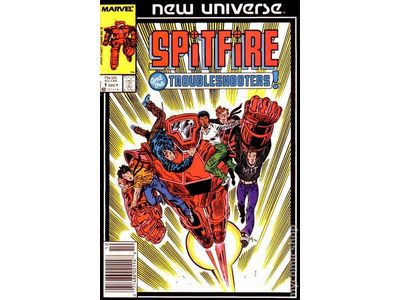 Comic Books Marvel Comics - Spitfire And The Troubleshooters (1986) 001 (Cond. FN+) - 8220 - Cardboard Memories Inc.