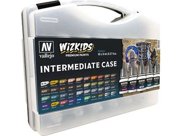Paints and Paint Accessories Acrylicos Vallejo - Wizkids - Intermediate Case - Cardboard Memories Inc.