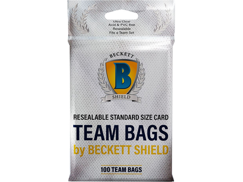 Supplies Arcane Tinmen - Beckett Shield Sleeves - Team Bags - Cardboard Memories Inc.
