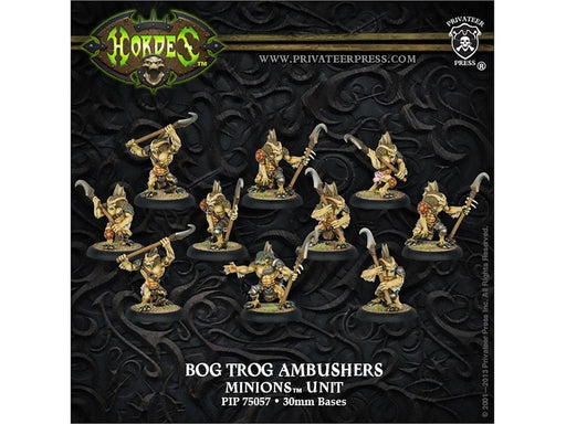 Collectible Miniature Games Privateer Press - Hordes - Minions - Bog Trog Ambushers Unit - PIP 75057 - Cardboard Memories Inc.
