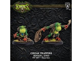 Collectible Miniature Games Privateer Press - Hordes - Minions - Croak Trappers Unit - PIP 75077 - Cardboard Memories Inc.