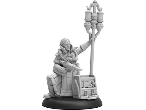 Collectible Miniature Games Privateer Press - Warmachine - Crucible Guard - Doctor Adolpheus Morely Command Attachment - PIP 37006 - Cardboard Memories Inc.