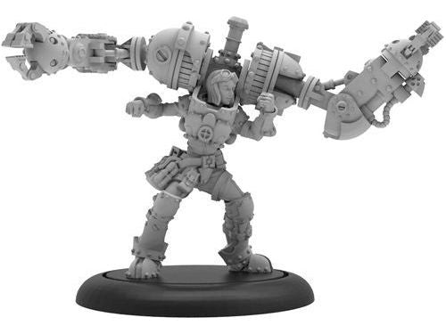 Collectible Miniature Games Privateer Press - Warmachine - Crucible Guard - Aurum Lucanum Athanor Locke Warcaster - PIP 37016 - Cardboard Memories Inc.