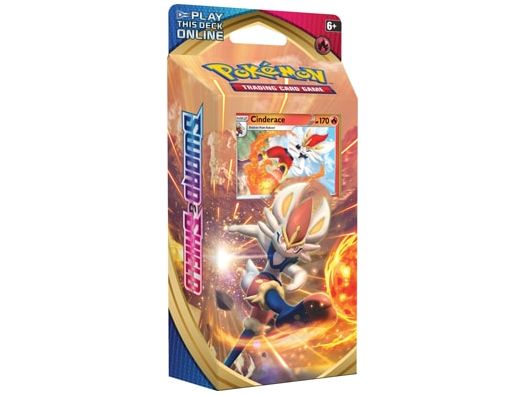 Trading Card Games Pokemon - Sword and Shield - Theme Deck - Cinderace - Cardboard Memories Inc.