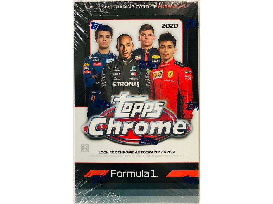 Sports Cards Topps - 2020 - Chrome - Formula 1 Racing - Hobby Box - Cardboard Memories Inc.