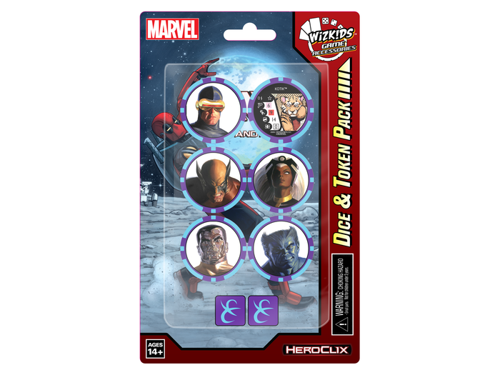 Collectible Miniature Games Wizkids - Marvel - HeroClix - X-Men Rise and Fall - Dice and Token Pack - Cardboard Memories Inc.