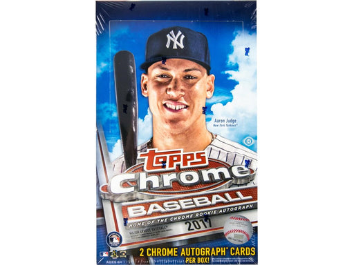 Sports Cards Topps - 2017 - Baseball - Chrome - Hobby Box - Cardboard Memories Inc.