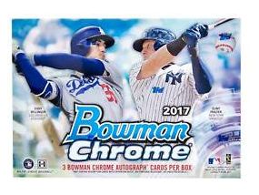 Sports Cards Topps - 2017 - Baseball - Bowman Chrome - Jumbo Box - Cardboard Memories Inc.