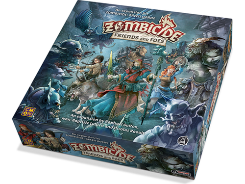 Board Games Cool Mini or Not - Zombicide - Green Horde - Friends and Foes Expansion - Cardboard Memories Inc.