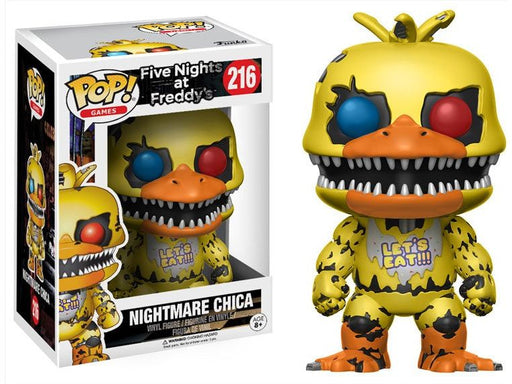 Action Figures and Toys POP! - Games - Five Nights at Freddys - Nightmare Chica - Cardboard Memories Inc.