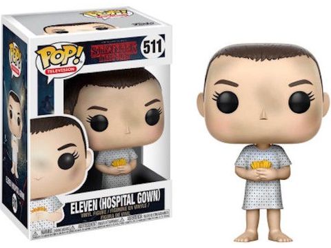 Action Figures and Toys POP! - Stranger Things - Eleven - Hospital Gown - Cardboard Memories Inc.
