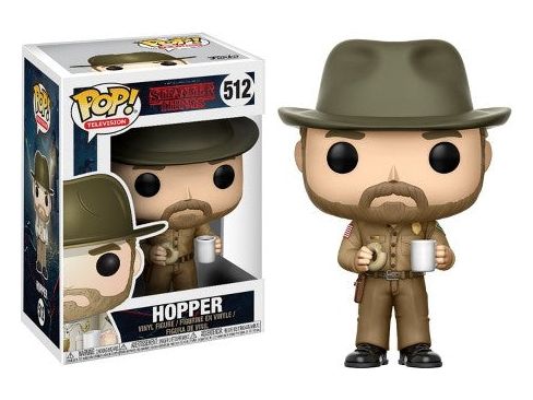 Action Figures and Toys POP! - Television - Stranger Things - Hopper - Cardboard Memories Inc.