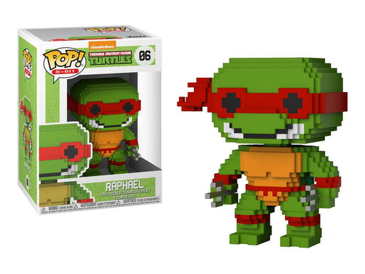 Action Figures and Toys POP! - Television - Teenage Mutant Ninja Turtles - Raphael 8-Bit - Cardboard Memories Inc.