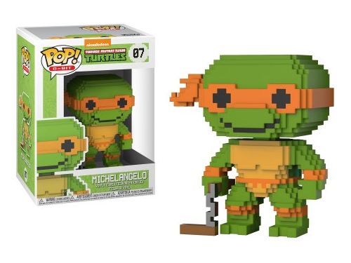 Action Figures and Toys POP! - Television - Teenage Mutant Ninja Turtles - Michelangelo 8-Bit - Cardboard Memories Inc.