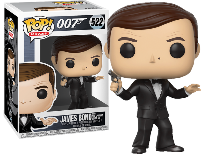 Action Figures and Toys POP! - Movies - 007 - James Bond - Spy Who Loved Me - Cardboard Memories Inc.