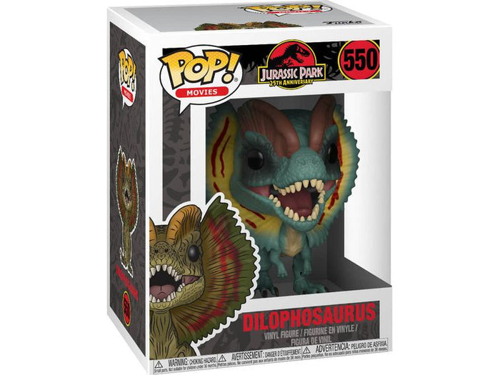 Action Figures and Toys POP! - Movies - Jurassic Park - Dilophosaurus - Cardboard Memories Inc.