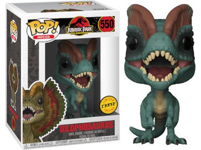 Action Figures and Toys POP! - Movies - Jurassic Park - Dilophosaurus - Chase - Cardboard Memories Inc.