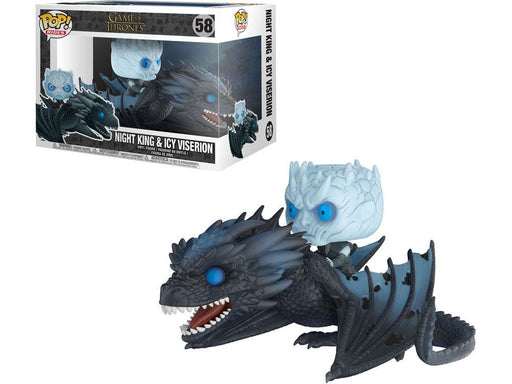 Action Figures and Toys POP! - Television - Game of Thrones - Night King and Icy Viserion - Cardboard Memories Inc.