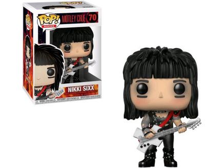 Action Figures and Toys POP! - Music - Motley Crue - Nikki Sixx - Cardboard Memories Inc.
