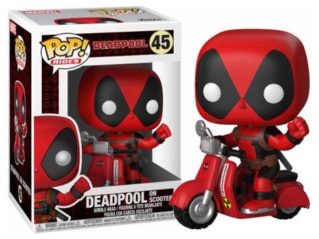 Action Figures and Toys POP! - Movies - Deadpool - Deadpool on Scooter - Cardboard Memories Inc.