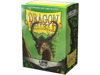 Supplies Arcane Tinmen - Dragon Shield Sleeves - Standard Size -Matte - Lime - Package of 100 - Cardboard Memories Inc.